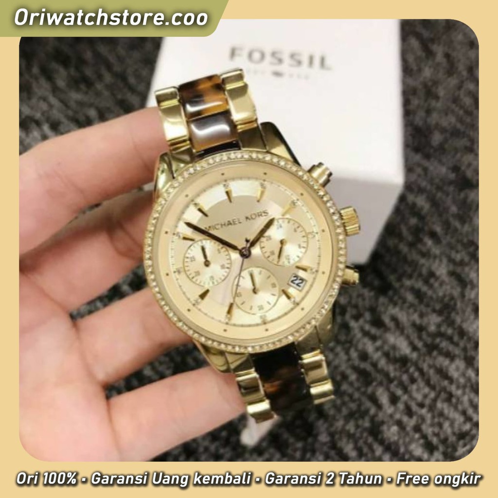 TERLARIS MICHAEL KORS ORIGINAL GARANSI JAM TANGAN WANITA MK6322