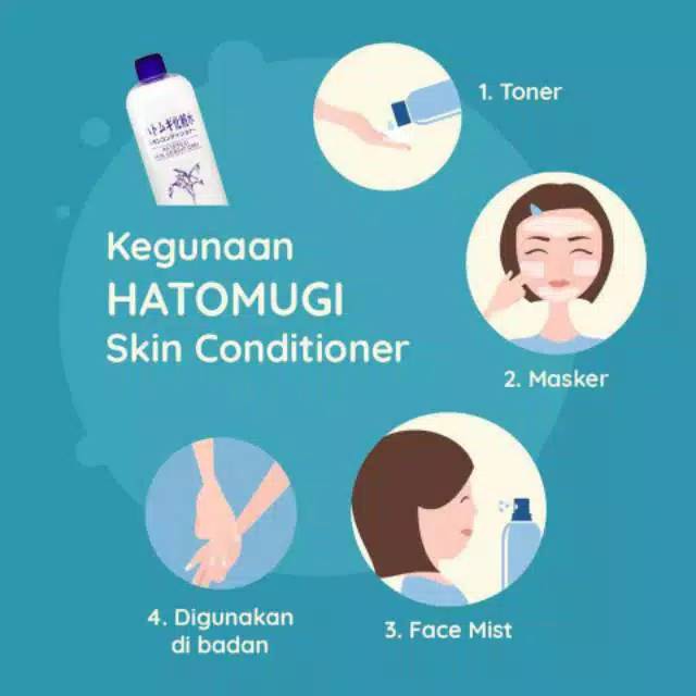 Hatomugi Skin Conditioner 500ml Free Gift