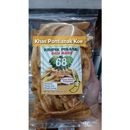 

Keripik Pisang 68 Pontianak ukuran kecil