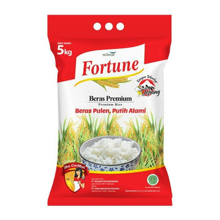 

beras pulen fortune 5 kg