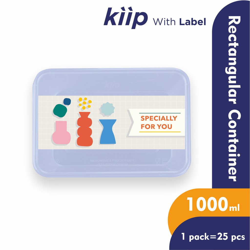 

THINWALL KIIP 1.000 ML - LABEL SPECIALLY FOR YOU (25 SET)