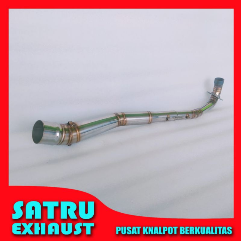 Pipa leheran knalpot full cacing Vega R zr samping Jupiter Z burhan - shogun smash grand crypton