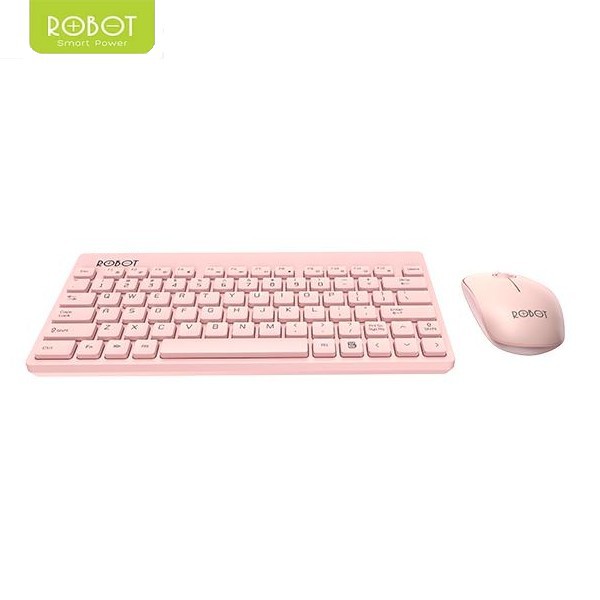 Wireless Keyboard and Mouse Combo ROBOT KM3000 - Set Keyboard dan Mouse