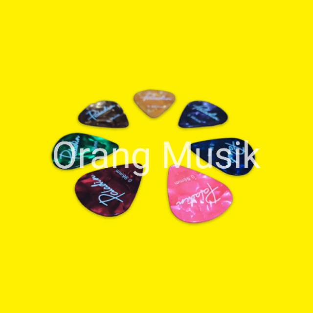 Pick Gitar Kerang 1 Box Isi 100pcs - Pick Kerang Celluloid