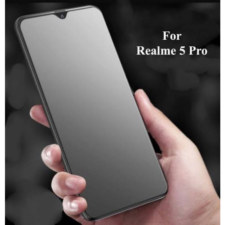 TEMPERED GLASS MATTE OPPO A5S/F9/A7/Realme 2/2 pro/Realme 3/3 pro/5 pro/ GT Master/ Narzo 30A/ 50A GLASS ANTI GLARE