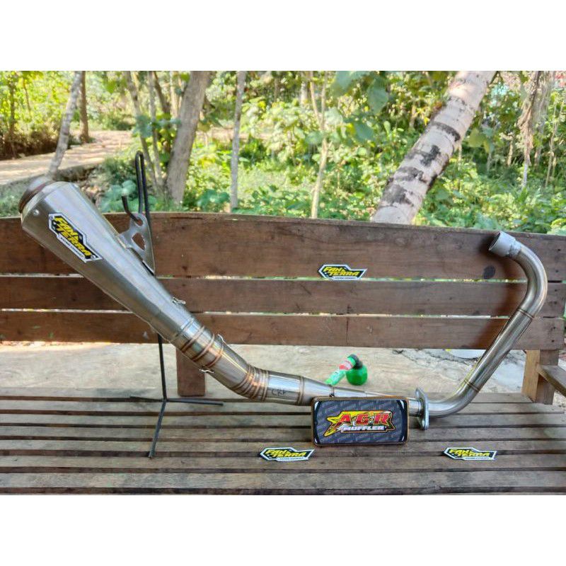 KNALPOT FANTERA LEHER KOLONG PNP KLX CRF DTRACKER