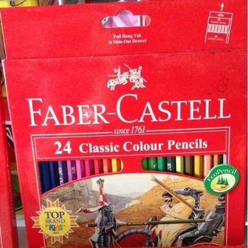 

(DISKON TERMURAH) Pensil warna faber castle 24 warna