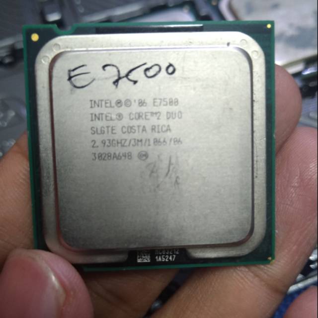 Prosessor Intel LGA 775 core 2 duo e7500 2.93ghz