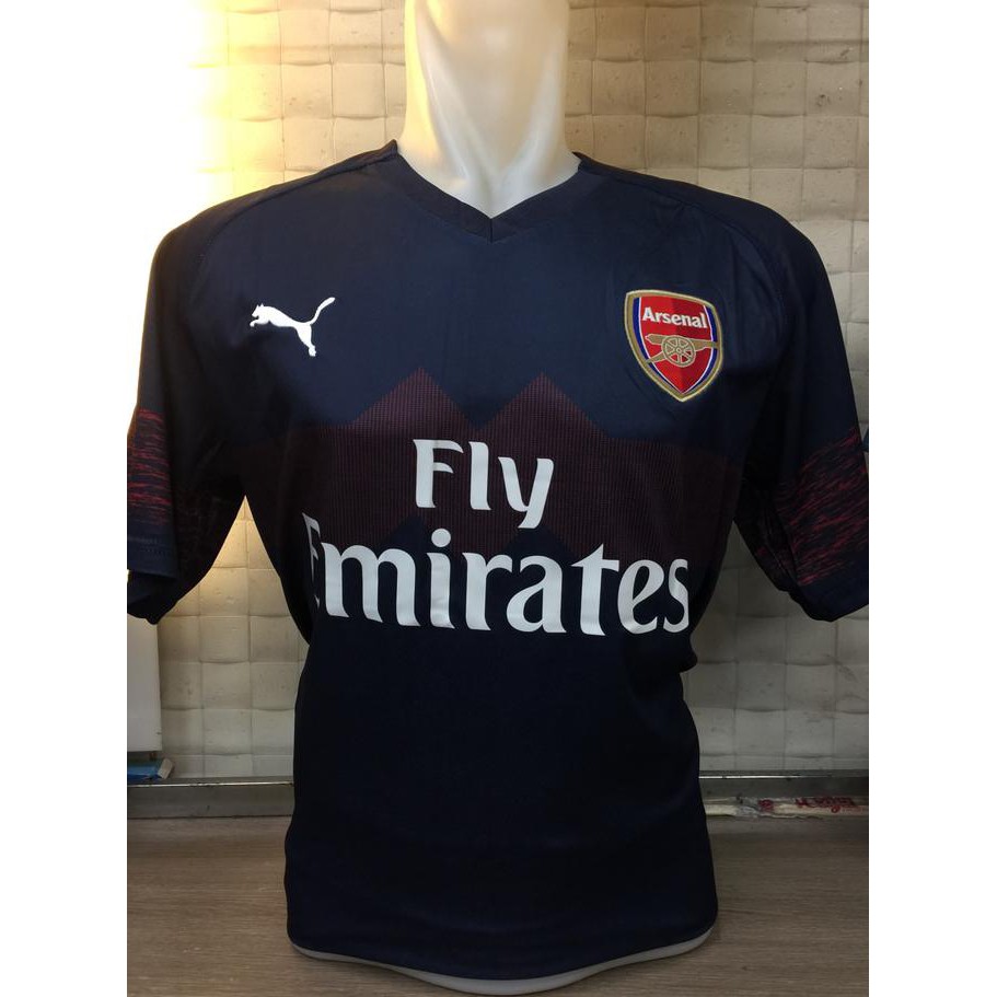 Top Design Jersey Bola Arsenal Away 2018 2019 Grade Ori
