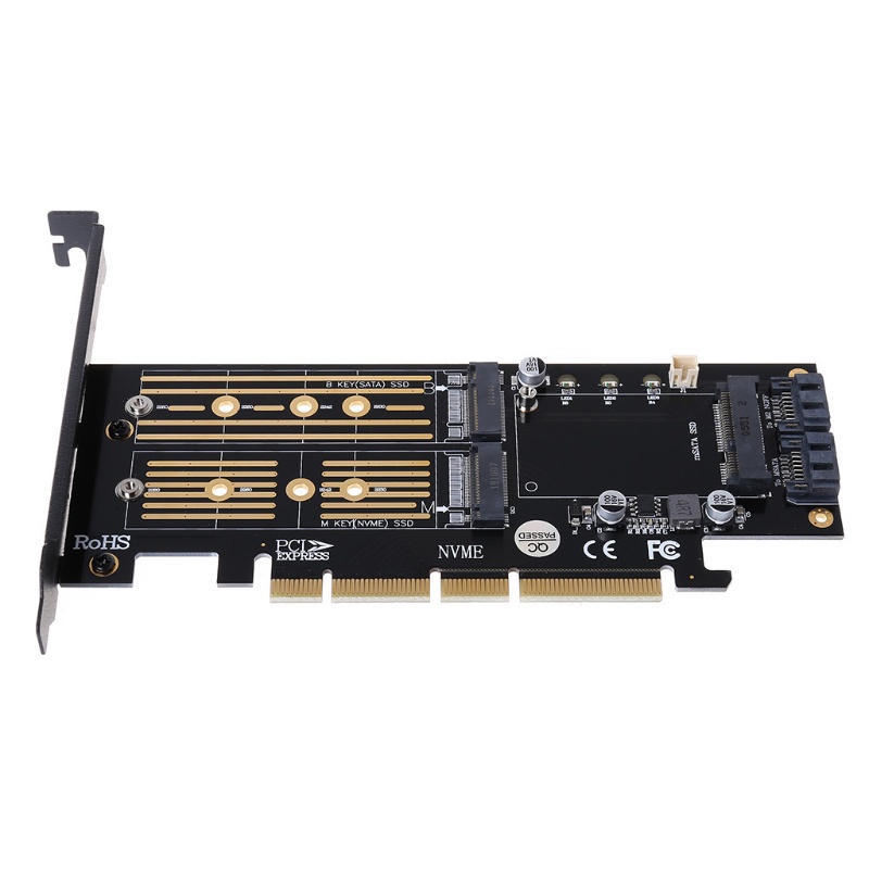 Btsg PCI-E Ke 3.0 Adapter PCI-E 3.0 X16 Ke Untuk M.2 SSD PCIE Ke M2 Kartu Ekspanding