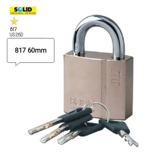 Jual GEMBOK PAGAR  GEMBOK SOLID 817 60mm  GEMBOK SOLID Limited