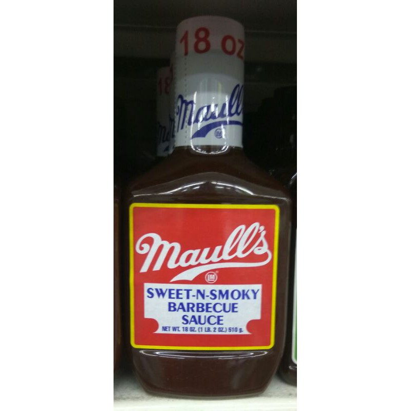 

MAULL'S SWEET N SMOKY BBQ SAUCE 18oz (510gr)