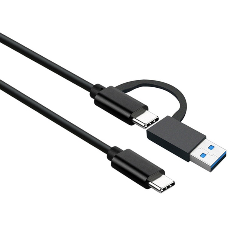 Zzz 2 in 1 Kabel Data / Charger USB 3.0 Tipe C Ke Tipe-C 10Gbps Panjang 30cm