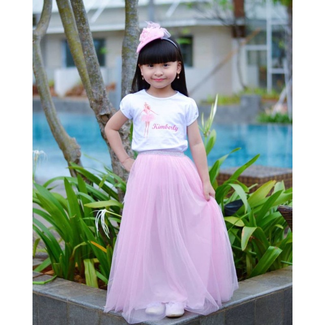 rok tutu anak panjang premium