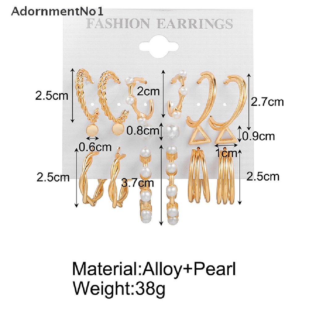 (AdornmentNo1) 1 Set Anting Tusuk Gantung Bentuk Lingkaran Hollow Aksen Mutiara Imitasi Untuk Wanita