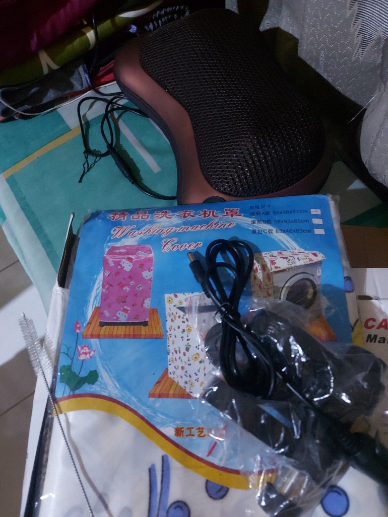 Cover Mesin Cuci Buka Atas /bahan Satin Tebal / Anti Air Dan Panas