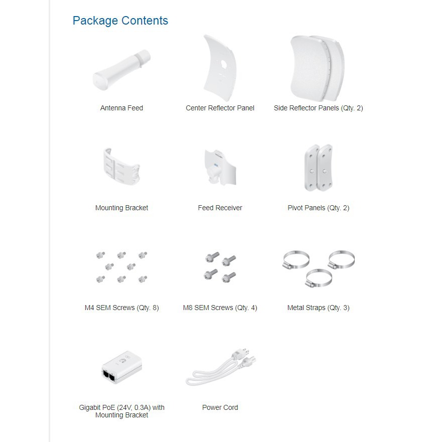 Ubiquiti LBE 5AC LR Litebeam 5AC Long Range 26dbi