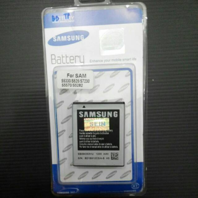 Baterai Original Samsung Galaxy Star (S5282)