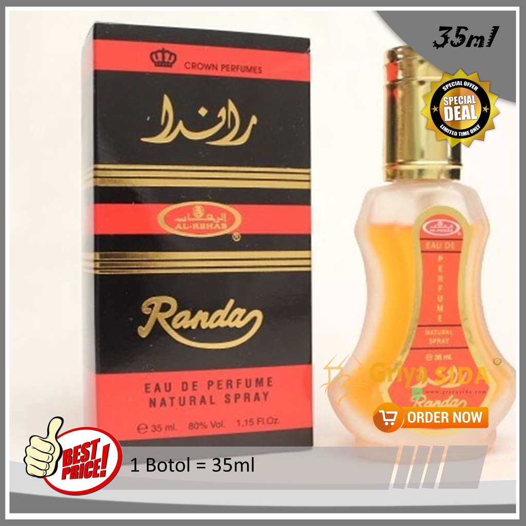 Parfum al rehab randa 35ml original minyak wangi alrehab aroma RANDA spray PROMO!