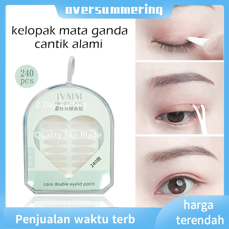 NEW Eyelid Veil Hara x Nanath Nadia Scot Skot Mata Jaring Eyetape Lace Invisible Mesh Water Drop Lace Eyelid Tape Per Sheet Transparant Double Tape Scot Eyetape Lace Jaring Skot Kualitas Premium