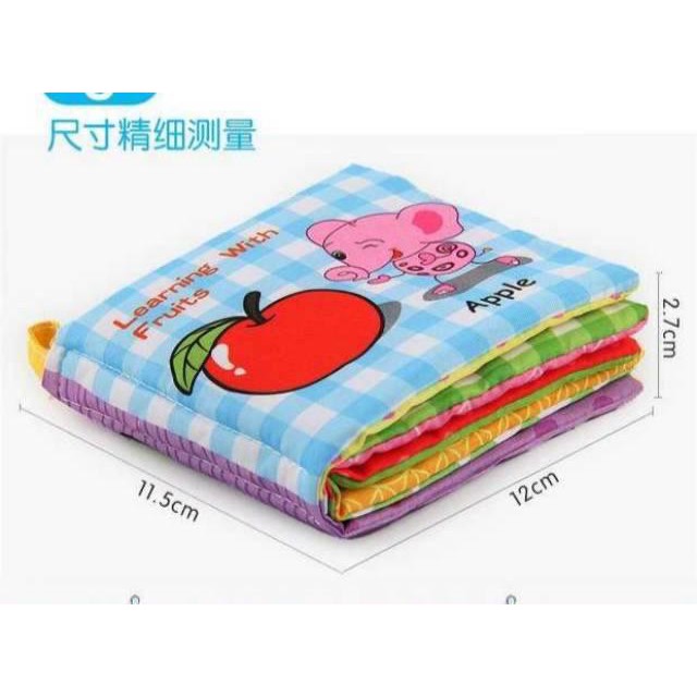 teether book Buku kain bayi buku cerita inggris anak Buku Kain Bayi Bunyi Nyit NyitSoftbook Buku Bantal Soft book