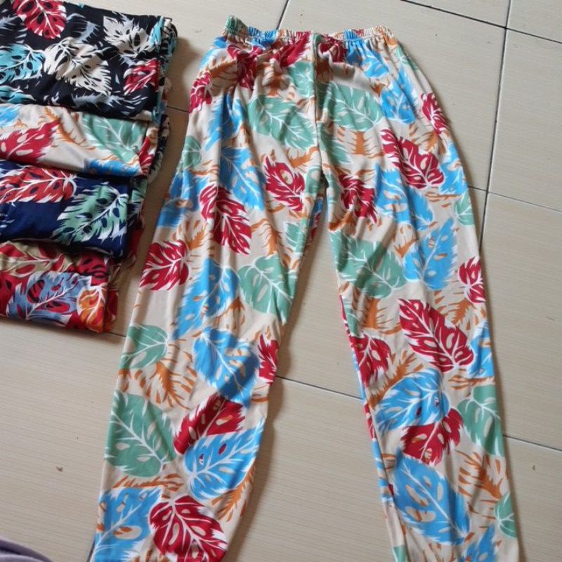 Celana motif Daun Bolong Terbaru