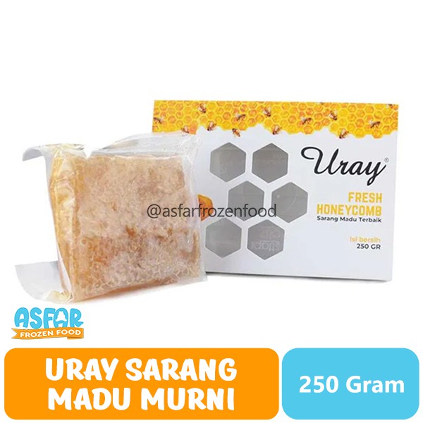 

Madu Uray Comb Honey 250gr - Sarang Madu Asli