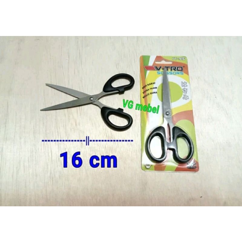 

Gunting kertas - Gunting serbaguna 16 cm Stainless steel