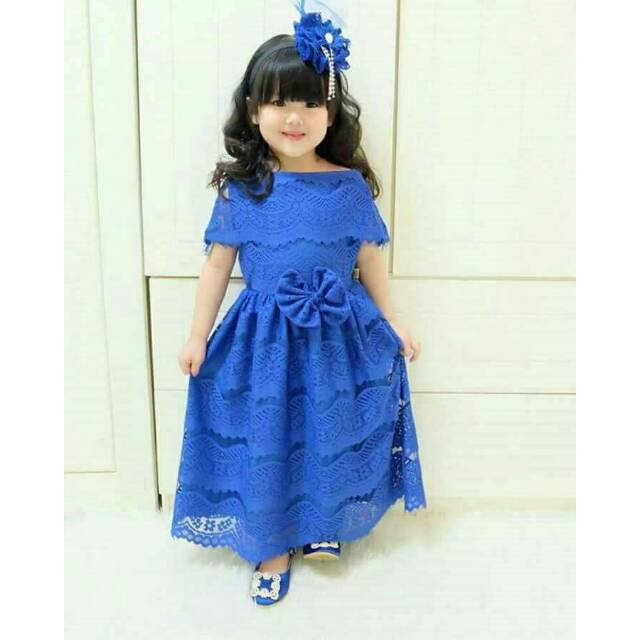 Baju anak murah arsy dress brukat lucu kekinian Shopee Baju anak murah arsy dress brukat lucu kekinian Shopee
