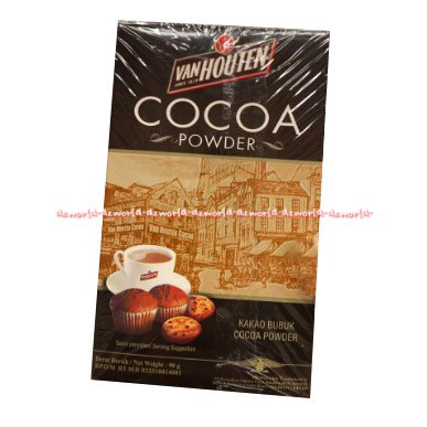 Vanhouten Cocoa Powder 90gr bubuk cocoa murni Coklat Kokoa Untuk Kue Van Houten Powders