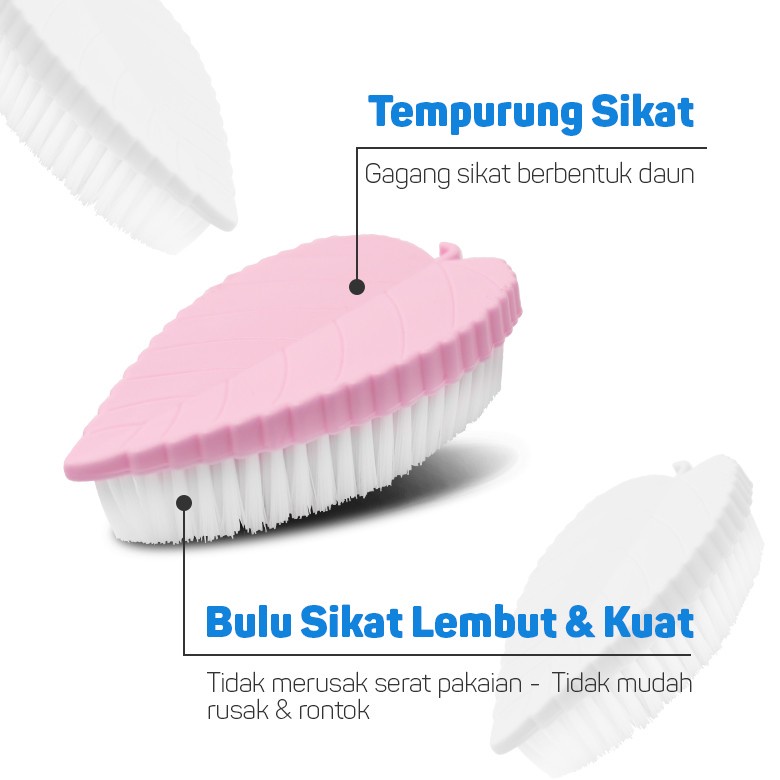 Bagus Sikat Baju Leaf Brush Tipe 957