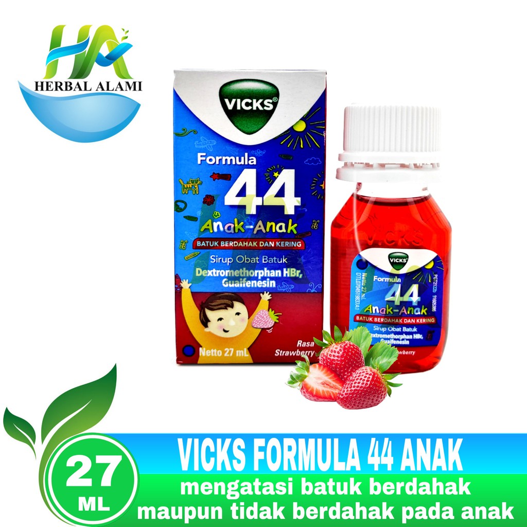 Vicks Formuka 44 Anak Syrup 27 ml - sirup batuk anak