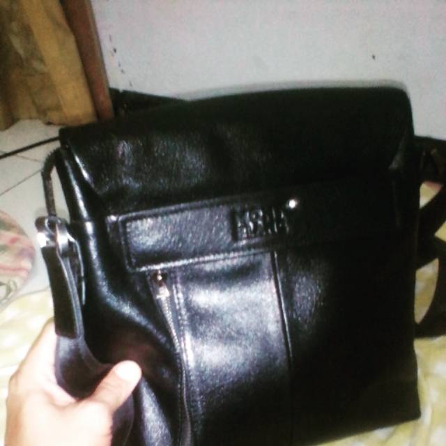 Tas kulit pria MontBlanc original