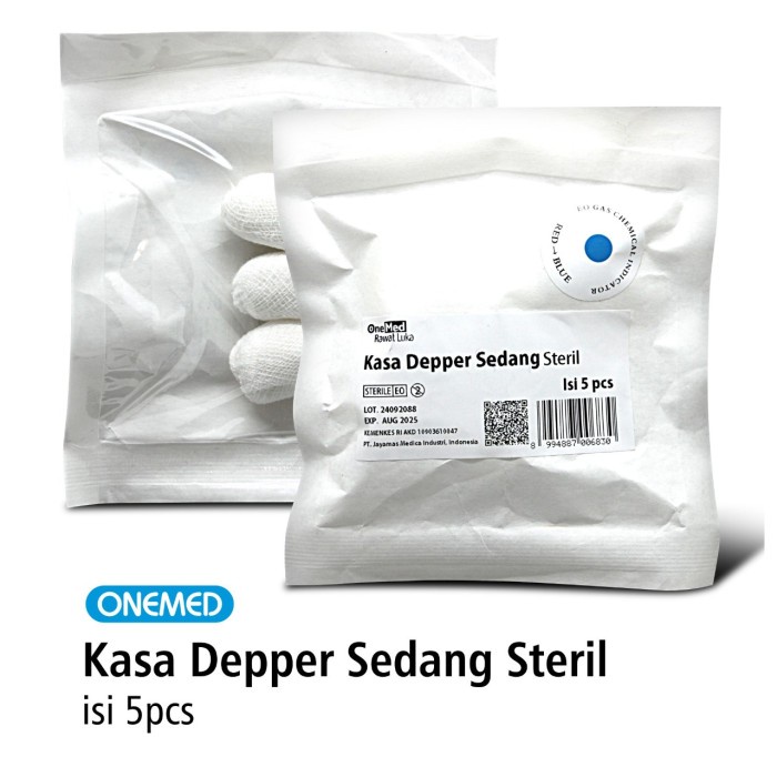 Kasa Depper Sedang Steril OneMed Pak Isi 5Pcs OJB