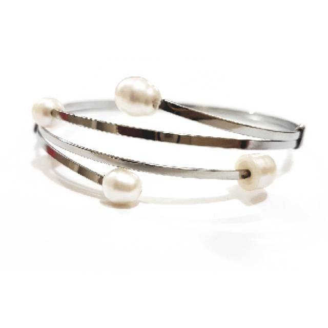  Gelang  Mutiara Air Tawar Asli ANTI KARAT SELAMANYA GT10 