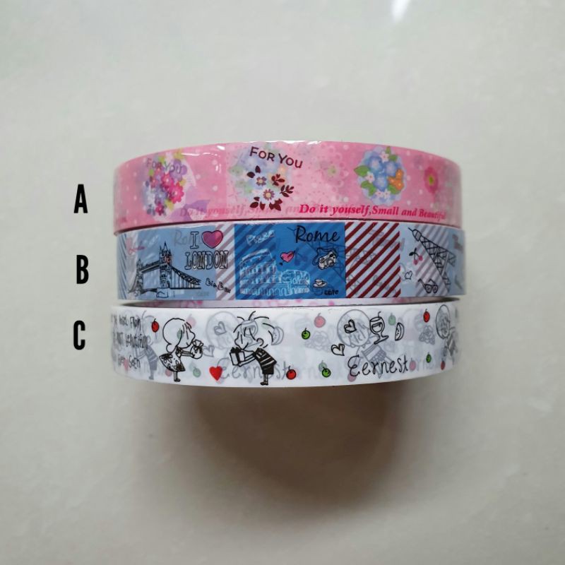 

deco tape / selotip plastik