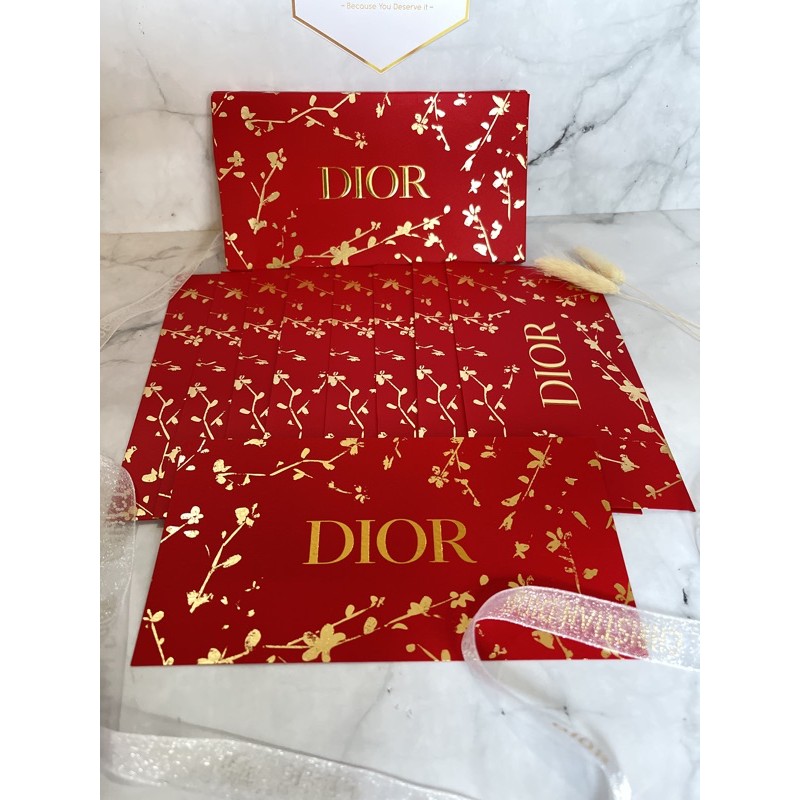 

VIPGIFT DIOR SET Angpao Envelope Amplop + Card (Comes with Box)