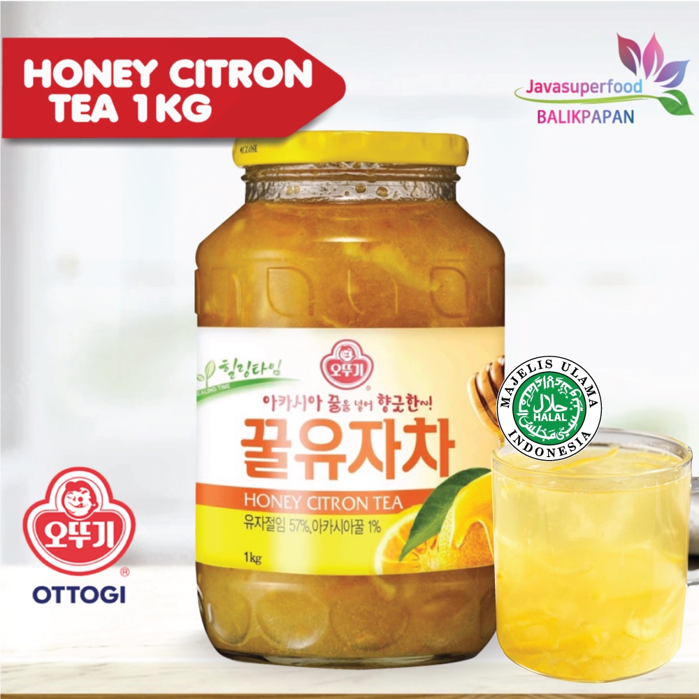 

Ottogi Honey Citron Tea 1Kg/Teh Jeruk Madu Asli Korea