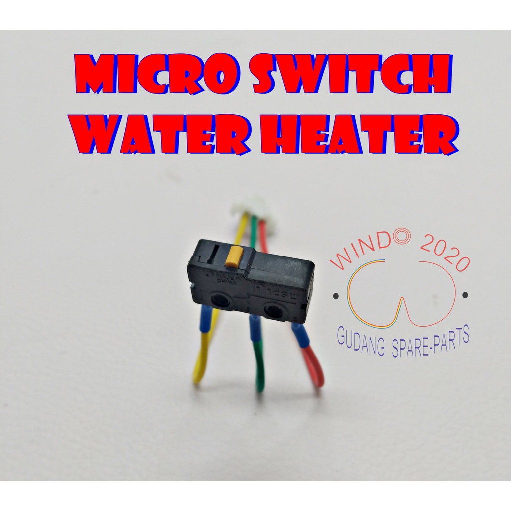 MICRO SWITCH ON OFF WATER HEATER / OTOMATIS MATI HIDUP  WATER HITER / SAKLAR WATER HEATER 3 KABEL WARNA