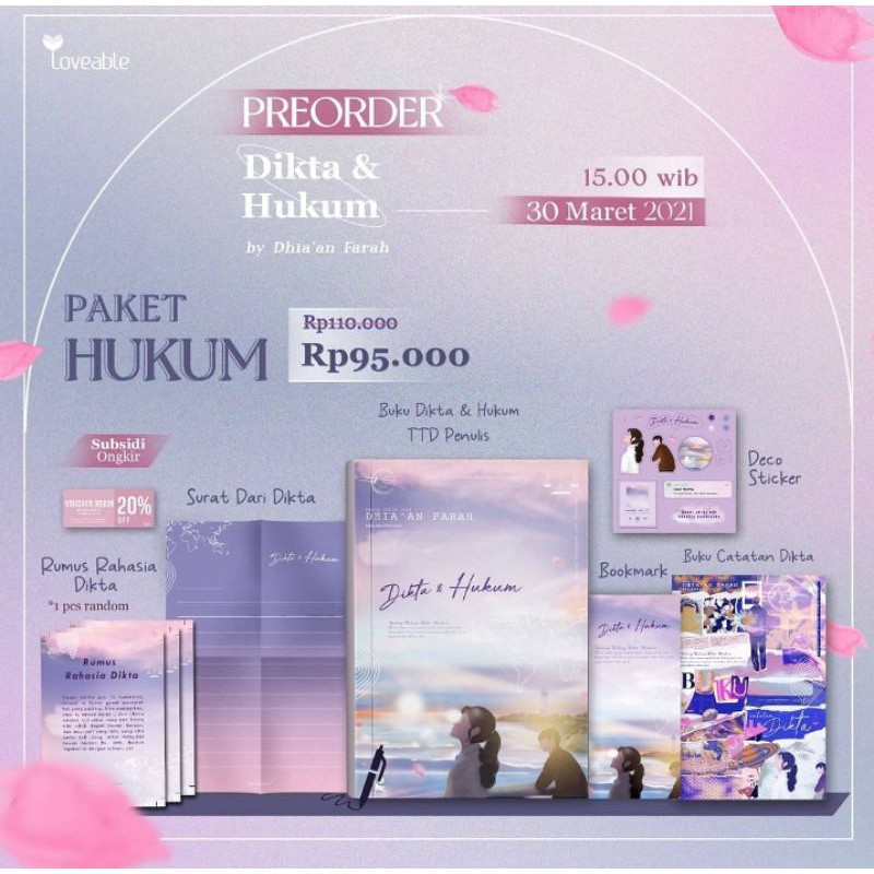 Pre Order Novel Dikta Hukum By Dhia An Farah Shopee Indonesia