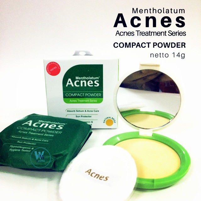 ACNES TREATMENT SERIES (ACNES COMPACT POWDER) ABSORD SEBUM &amp; ACNE CARE 14GR