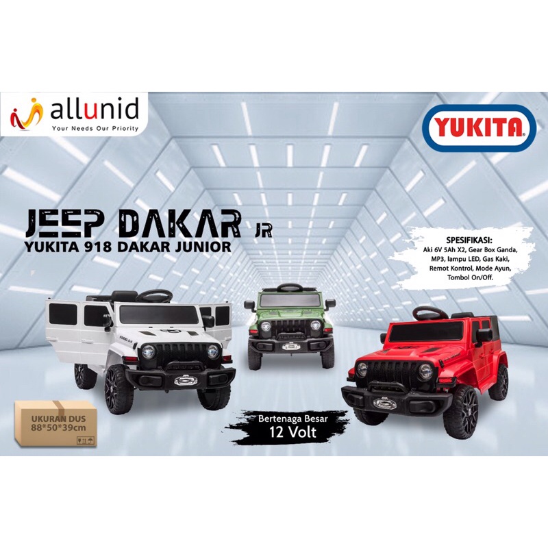 Mobil Aki anak Jeep mini Rubicon