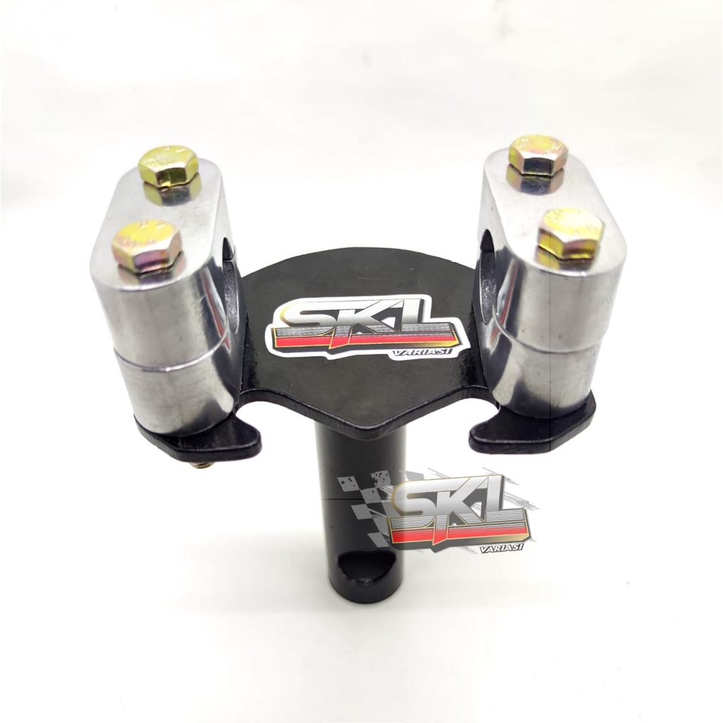 Adaptor Stang Racing Dudukan Stang Matic Bebek Universal Honda Yamaha Dan Suzuki Stang Trondol