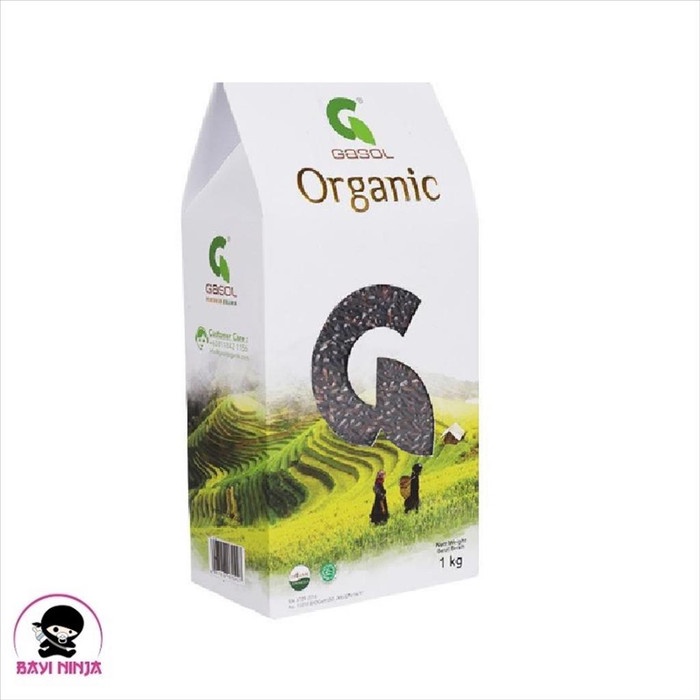 

540ffipp Gasol Organic Beras Hitam Black Rice Organik 1 Kg 244Q4012