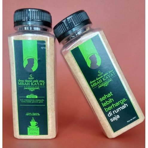 

WEDANG BERAS KENCUR 180gr MINUMAN TRADISIONAL MURAH BUBUK BOTOL PRAKTIS ENAK TINGGAL SEDUH