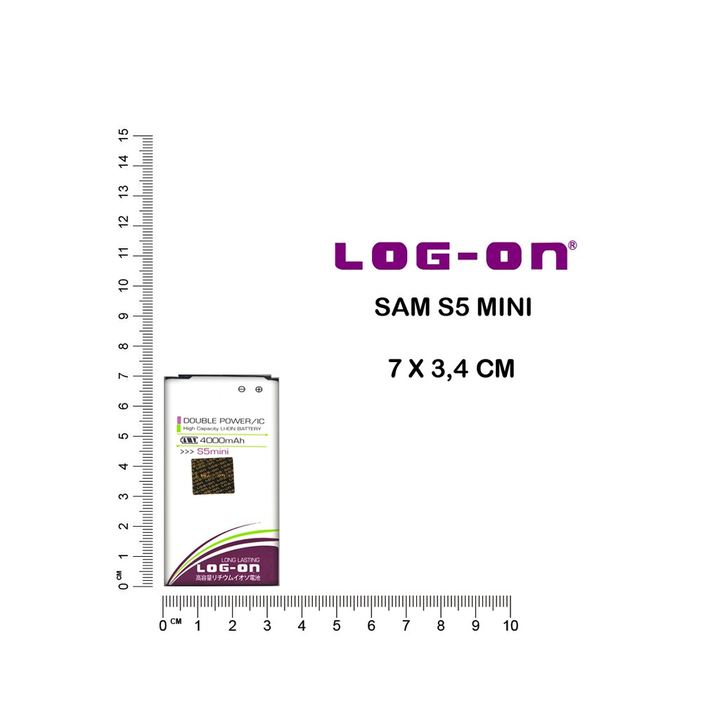 BATERAI SAMSUNG S5 MINI LOG-ON