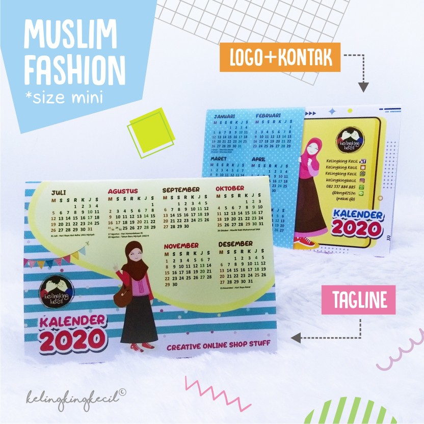 

MINIM ORDER 50 PC ~ KALENDER LIPAT MINI 2022 ~ TEMA MUSLIMAH
