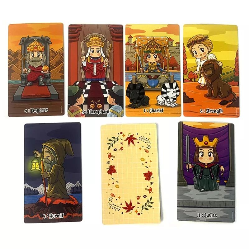 Autumn Miss Tarot 12x7cm include guide paper