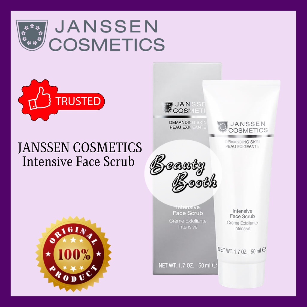 Janssen Cosmetics Intensive Face Scrub 50ml  200ml | Pembersih Komedo pori-pori bersih