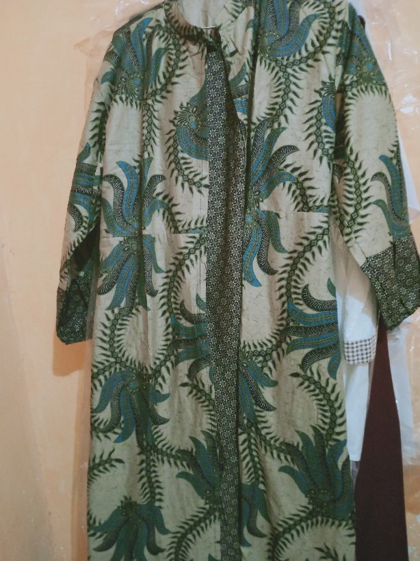 Gamis Batik Manggar, Padi,sekar,cantik,kubis,kipas,daun,kupu,nadine,gendis